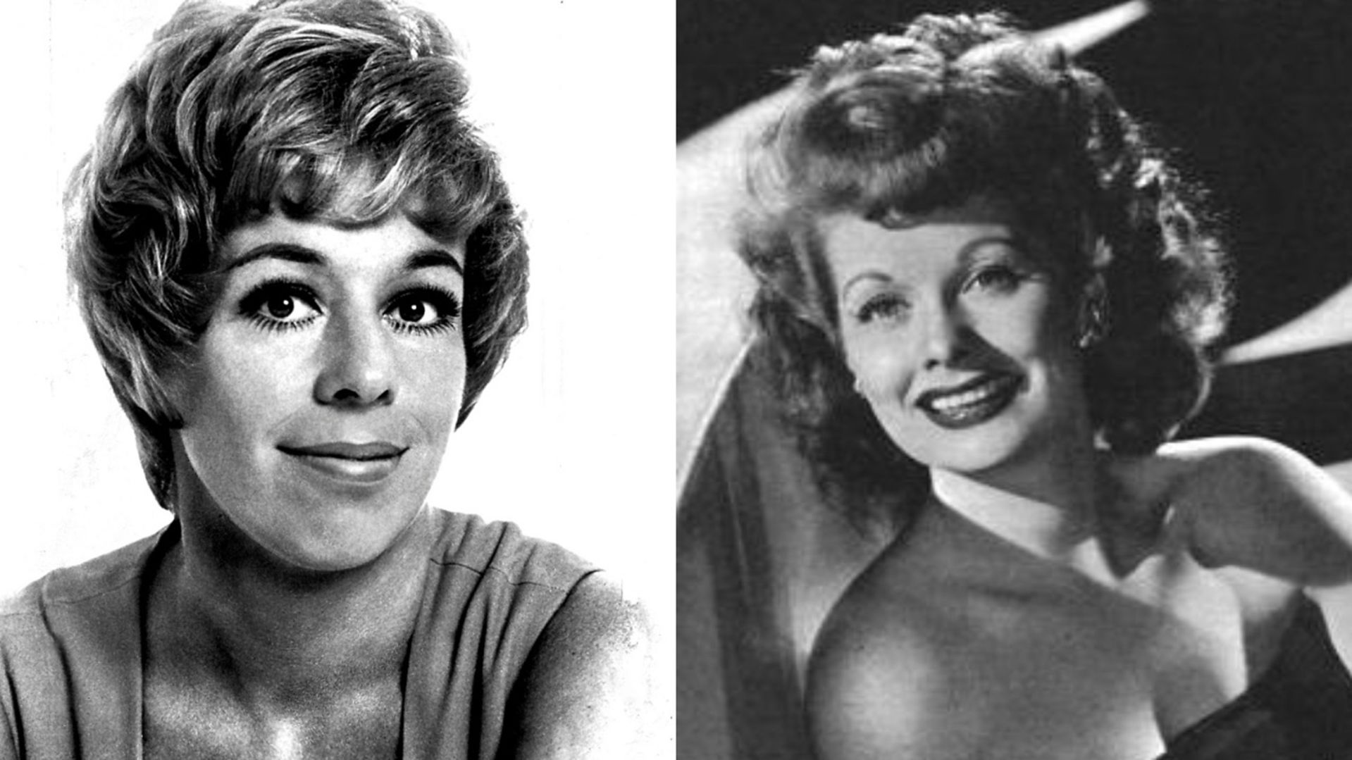 Carol Burnett and Lucille Ball